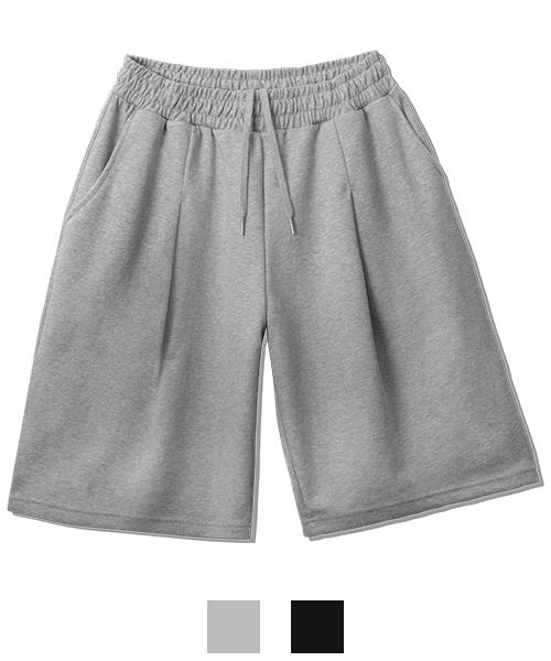 REBRENNER Standard Sweatshirt + Single-Pleat Shorts Set Up (Type A)