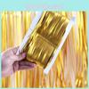 Stunning 3 Meter Decorative Satin Rain Stream Curtain For Various Celebration Themes