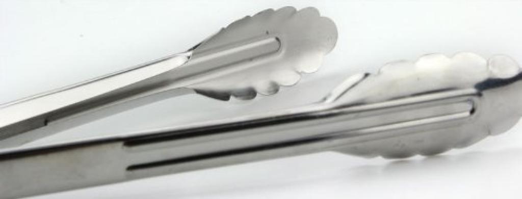 PEARL METAL Easy Wash Stainless Steel Cooking with Made In Multi-Purpose Tongs, 24cm, Rings, Japan, C-8703