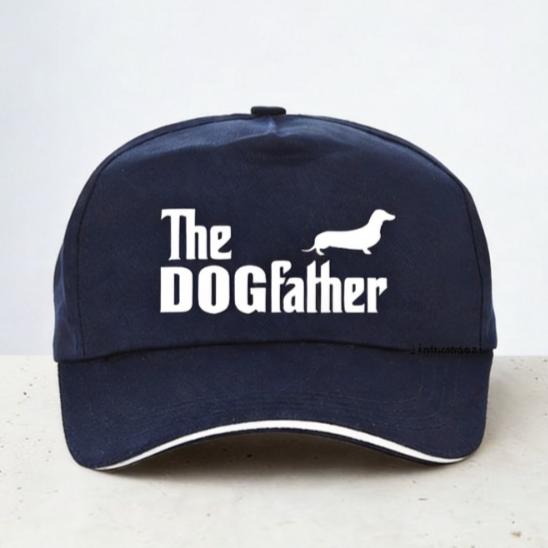 The Dogfather Dachshund Sausage Dog Baseball Cap Fashion Summer Unisex Unisex Adjustable Snapback Hats