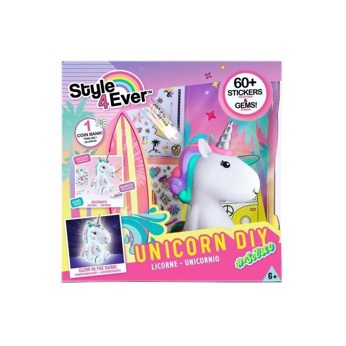 Licorne à décorer - CANAL TOYS - STYLE 4 EVER - Fille - Brille dans le noir