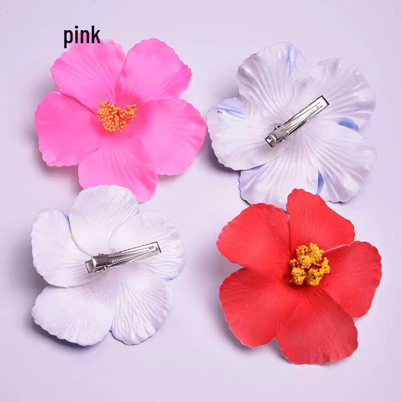 Hibiskus & Frangipani Kopfschmuck Haarspange für Damen - Perfekt für Hochzeiten & Urlaube