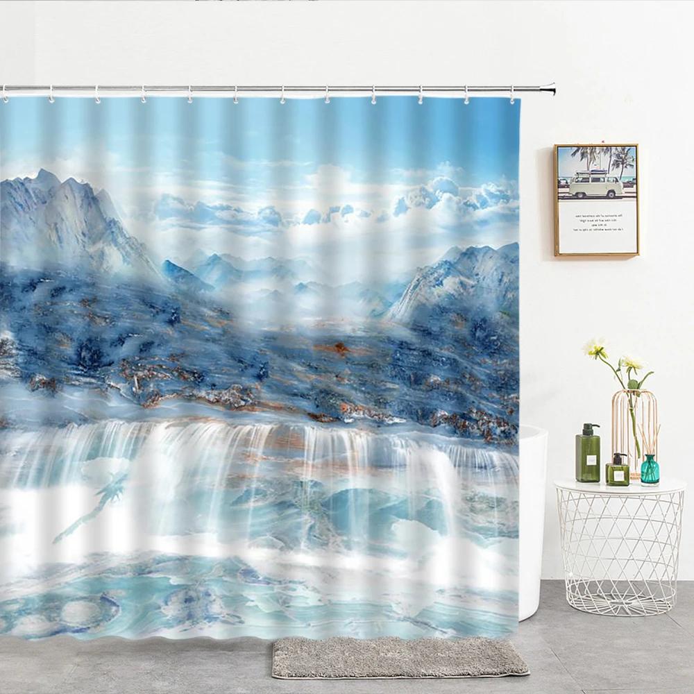

3D Colorful Tree Shower Curtains Bathroom Curtain Waterproof Polyester Cloth Decoration With Hooks180*240Cm Bath Curtain W60H190(CM)-1 Pcs