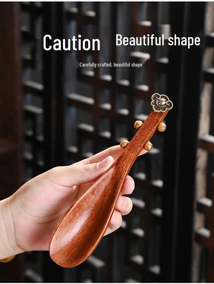 Ebony Wood Tea Scoop for Gongfu Tea Ceremony