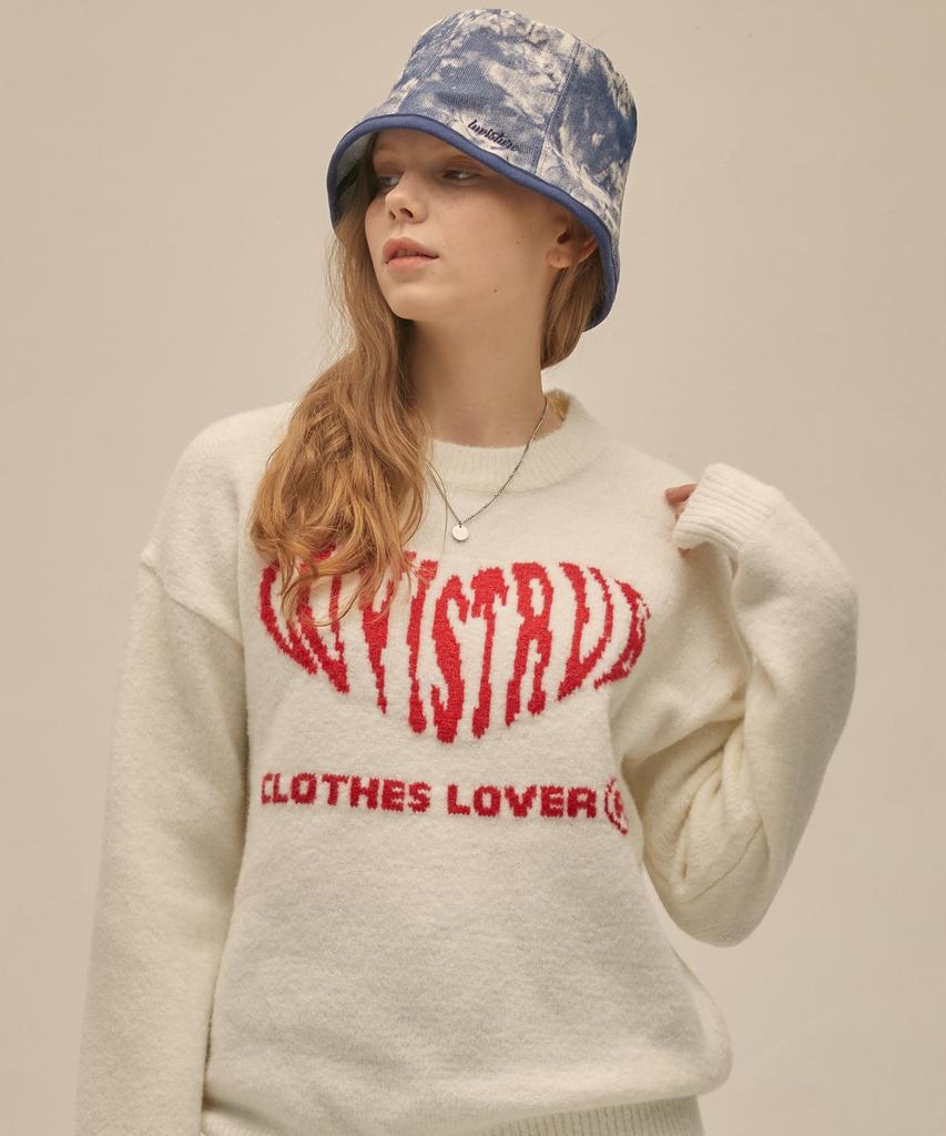 LUVISTRUE Po Heart Knit(Ivory)