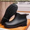 Short Rain Boots Waterproof Non-slip Ankle Rubber Shoes For Outdoor Work Kitchen