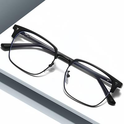 Classic Office And Business Style Unisex Lightweight And Durable Square Computer Reading Prescription Glasses Holder For Myopia