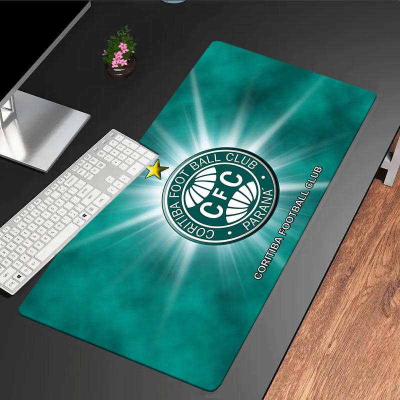 Coritiba Football Club Emblem mouse pad, rubber base, esports desk mat, mouse pad for gamers and office use, gaming desk , easy to clean mat