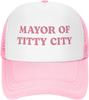 Funny Trucker Hats for Women Hot Pink Funny Gag Baseball Cap for Girls Women Men Hat