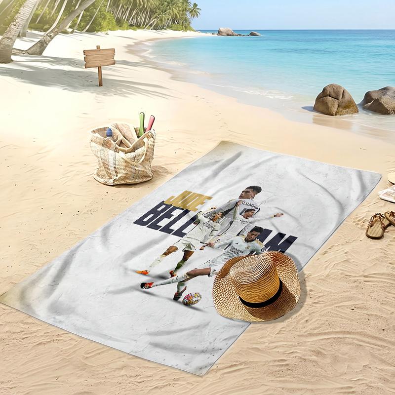 Jude Bellingham Printed Beach Towel Quick Dry Soft TowelPortable Large Rectangular Beach Blanket for Travel Swimming Pool