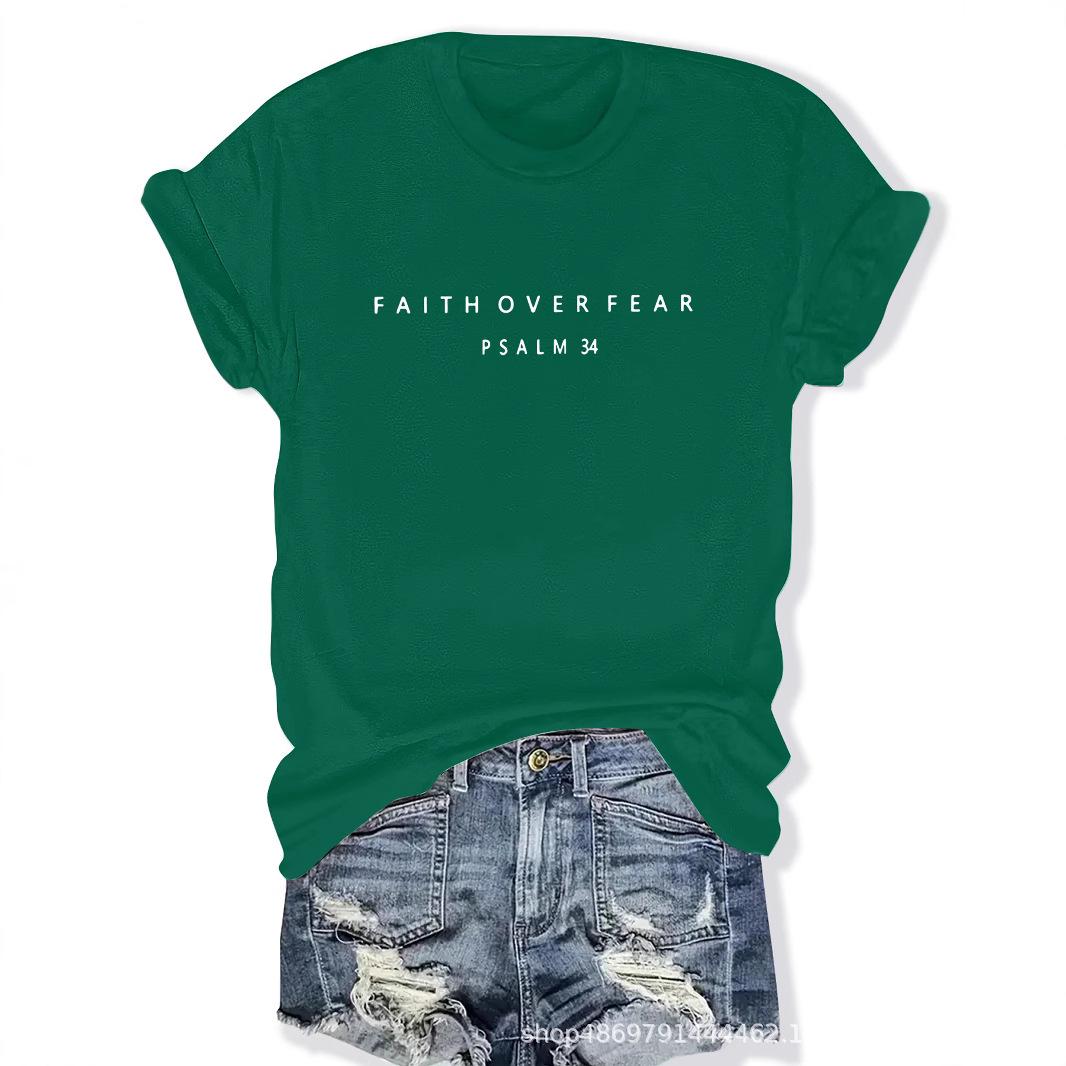 

Women s Cross-Border Round Neck Fashion T-Shirt M світло-сірий колір