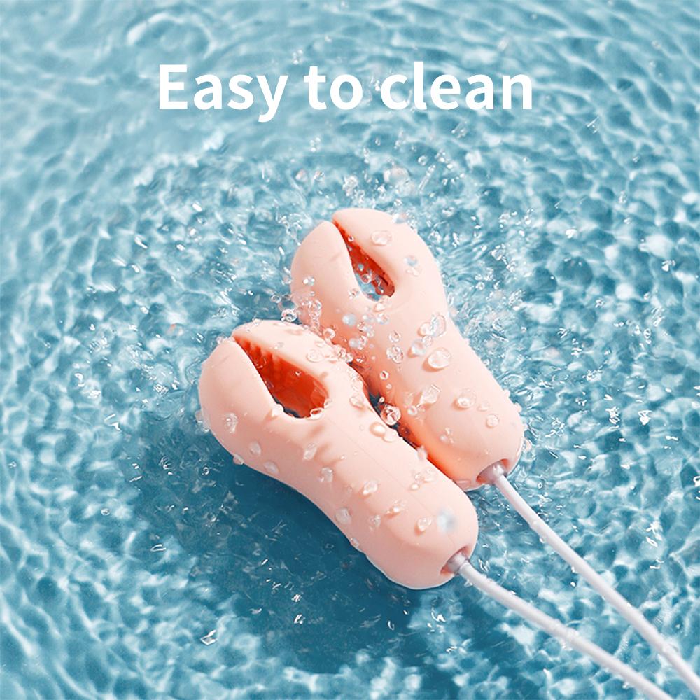 Nipple Vibrator Clamp for Women Breast Massage Nipple Clamp Enhancer Nipple Stimulator Sex Toys Couples Female Adult Supplies