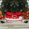 Snowflakes Christmas Tree Skirts Round Xmas Tree Collar Christmas Tree Bottom Cover  Family Holiday