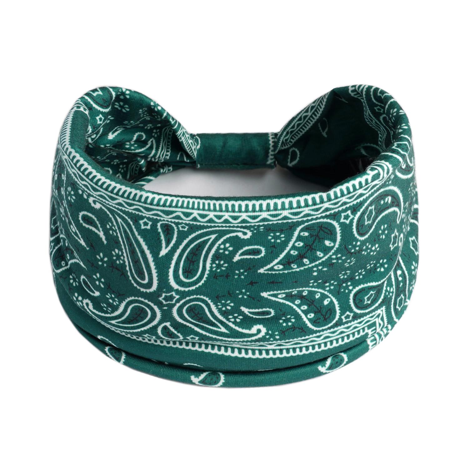 

Новая богемная повязка на голову с цветочным принтом, широкая, ретро, с узлом, эластичная, тюрбан для женщин, девушек, мягкие банданы, аксессуары для волос