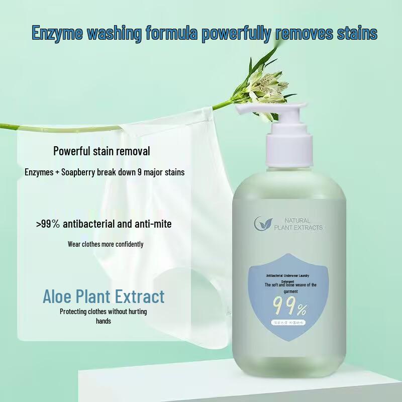 Powerful Antibacterial Underwear Detergent: Deep Cleaning, Gentle Lather, Easy Rinse & Rub for Stain Removal