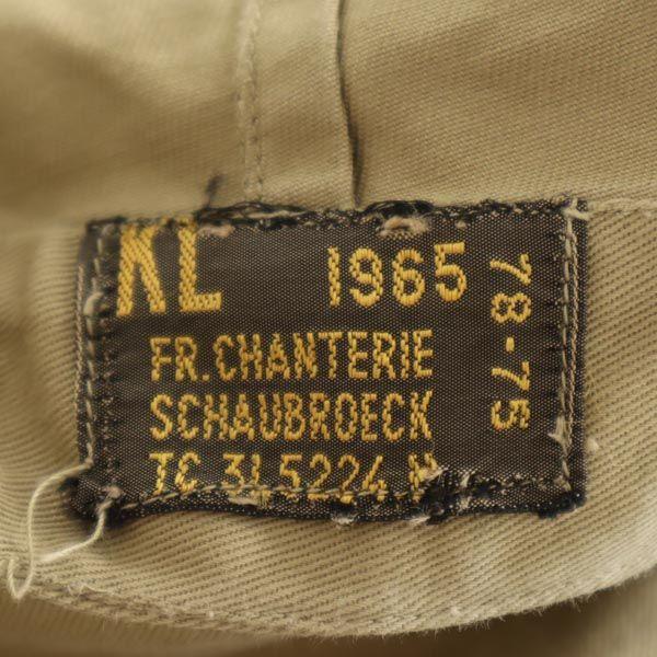 DUTCH ARMY 60s Chino pants beige Button fly Men's Used