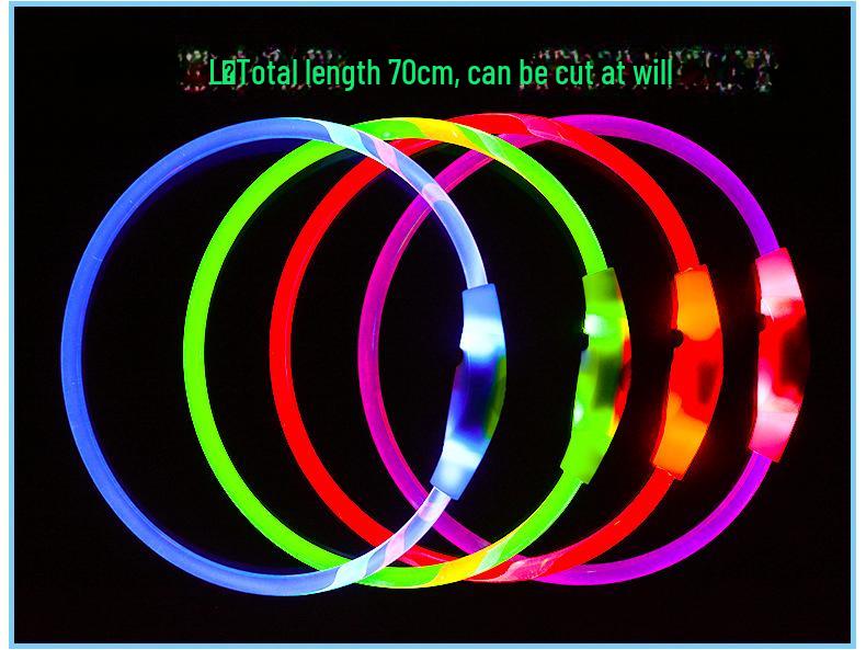 Waterproof LED Luminous Dog Collar with Type-C Charging