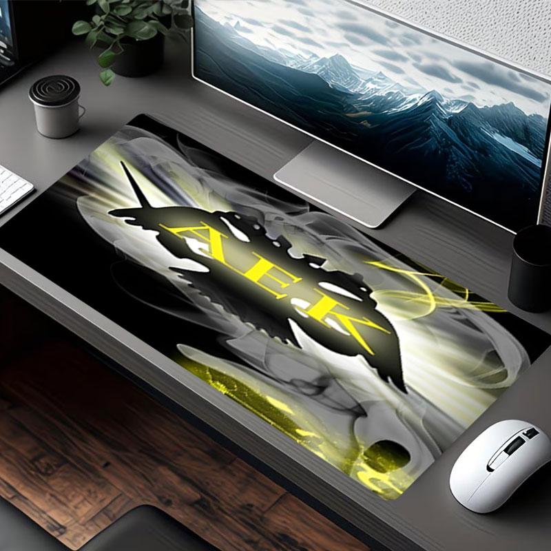 AEK Aten FC Trykt Musematte, for Tastaturmatte Bærbar PC-matte for Kontor Hjemmebruk, Skrivebordsdekorasjon, Perfekt Bursdagsgave for Spillere