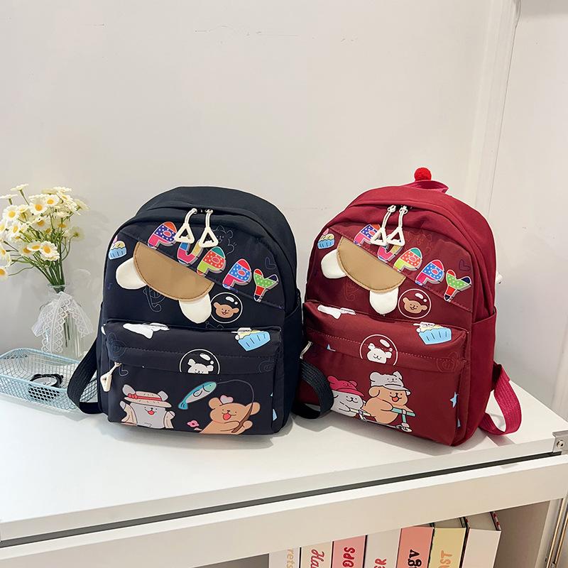 Kindergarten Large-capacity Children's Trend Printing Cartoon Backpack Trendy High-value Cute Travel Lightweight Backpack