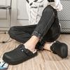 Men's Cotton Shoes with Thick Soles and Cotton Slippers for Warmth, Anti Slip, and Toe Covering