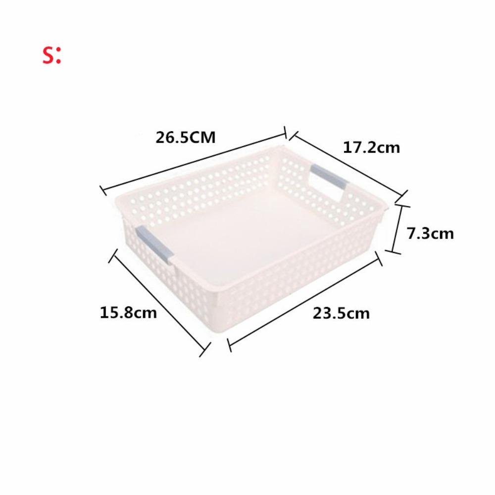 Plastic Desktop Storage Basket Multipurpose Rectangular Storage Basket Storage Basket  Toy Storage