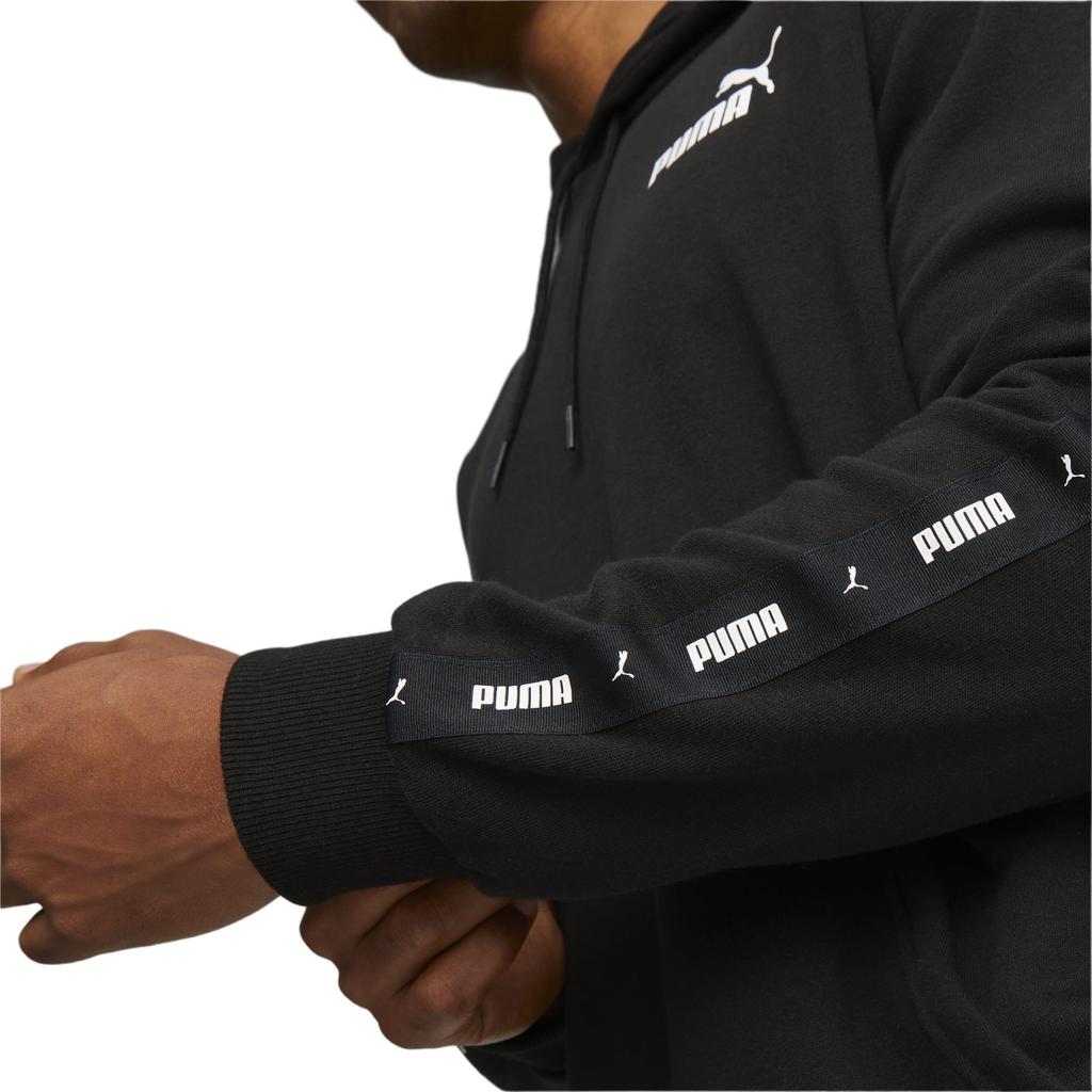 PUMA Essential+ Sweat A Capuche Tape Homme Sweatshirt Men's Black 847385-01