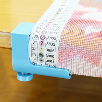 Diamond Painting Holder Diamond Painting Scroll Holder Diamond Painting Canvas Clamp, Suitable for 1-4cm Thick Table Boards