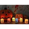 Halloween Flameless Votive Candles Color Changing with Remote Timer, Battery Operated LED Tealight Candles for Halloween Home Decoration Gifts