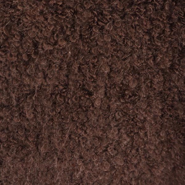 Givenchy Short Sleeve Sweater L Brown Mohair Blend Knit Women Used