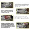 Car Headlight Restoration Kit Headlamp Scratch Remover Repair Refurbish Long Lasting UV Protection Car Polish Liquid Cleaners
