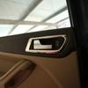 Für Ford Focus 2 Mk2 2009–2012, Edelstahl-Innentürgriff, kreisförmige Zierleiste, Chrom-Pailletten-Abdeckungsaufkleber