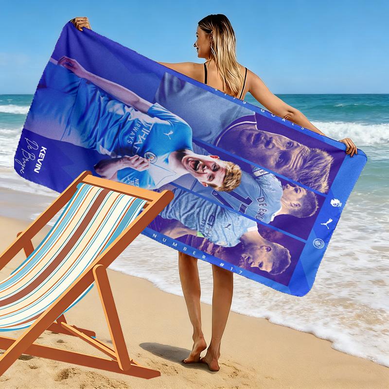 The Brain Kevin De Bruyne Beach Towel Portable For Travel Outdoor Camping Seaside Quickdrying Swim Towel Swim Travel And Vacation Towels Beach