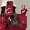 Pony Doll Lanyard Suitable for Apple 17promax Mobile Phone Case Iphone15 Matte Silicone 16 Simple 14 Women