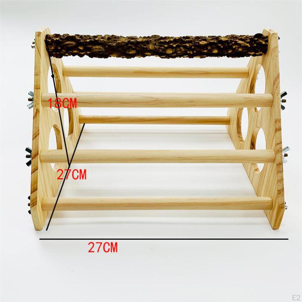 Kükenstange Huhn Holz Roosting Bar Papagei Vogel handgefertigt für große Küken Baby