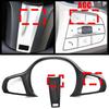 For BMW 1 2 3 4 5 Series G30 G32 G42 G14 G01 G02 G05 G06 G07 G20 G22 G26 G29 G80 Carbon Fiber Steering Wheel Cover Trim Decor
