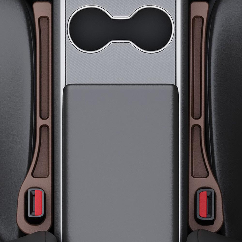 High - Quality 1 Set (2 Pcs) Car Seat Side Seam Leak - Proof Storage Plug - Premium Double Slot Gap Filling Strip for Neat and Tidy Car Interior