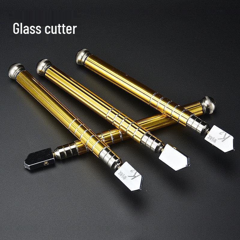 Roller Glass & Tile Cutter with Metal Handle - Scoring Tool for Tiles & Mirrors