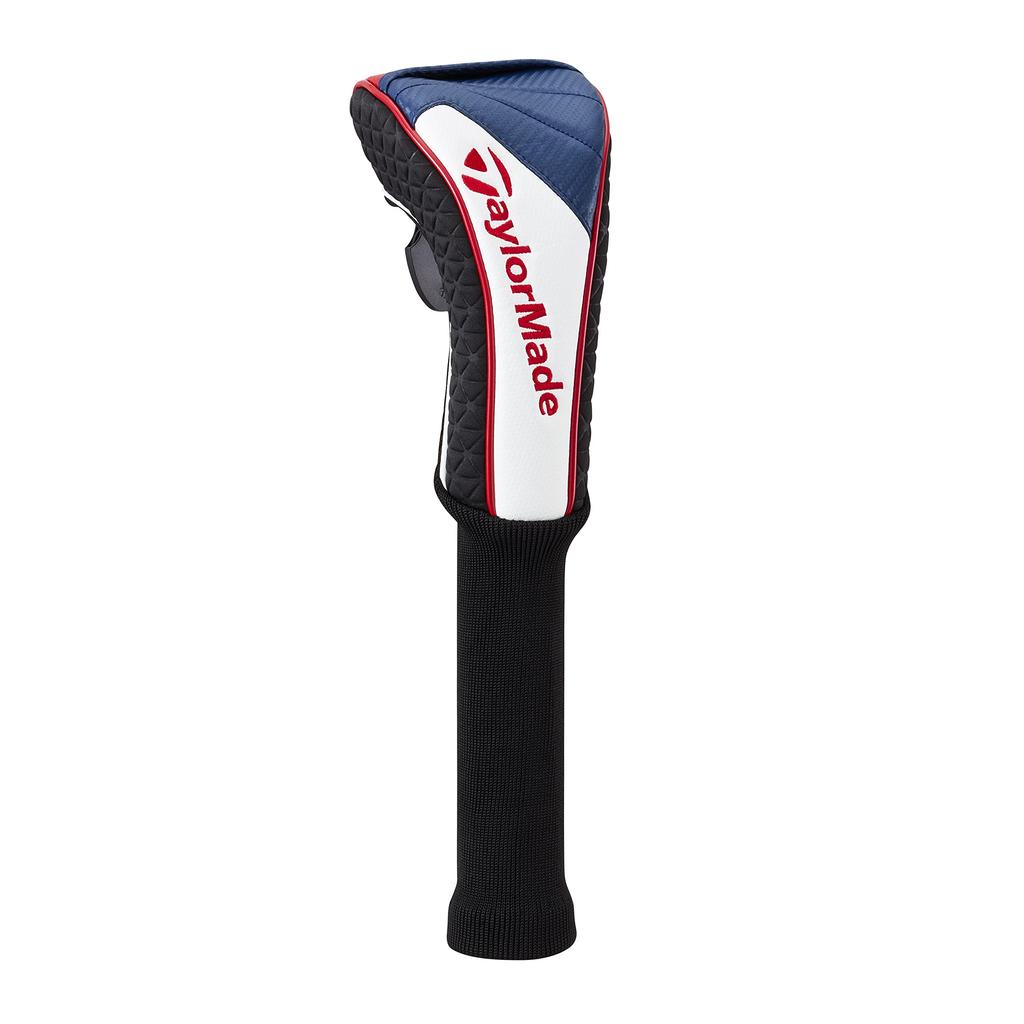 TaylorMade Austec Driver Headcover, White/Navy/Red, Men's, TJ128, 23SS