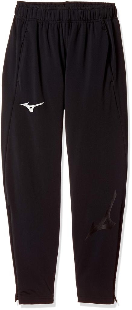 Mizuno Soccer Wear Stretch Fleece Black x Size 130 to Japanese size Pants, Junior, P2MD8615, Silver, (equivalent 130)