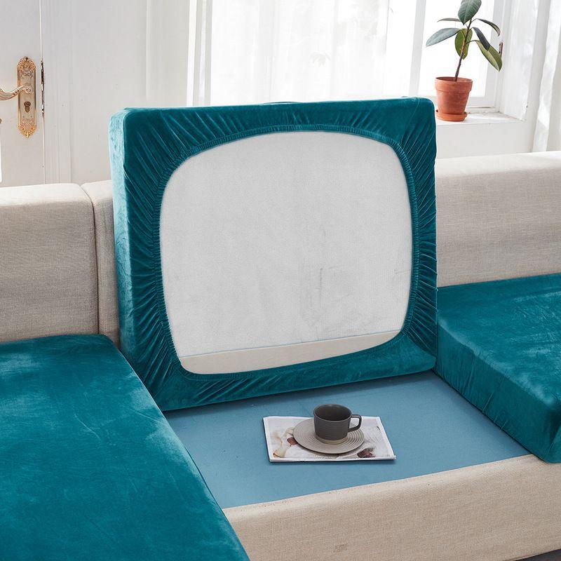 Chic Velvet Seat Cushion Cover For Stylish Protection Of Your Living Room Sofa