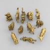 Solid Brass 3D Zodiac Animal Ornaments - Set of 12 for Home or Office Decor
