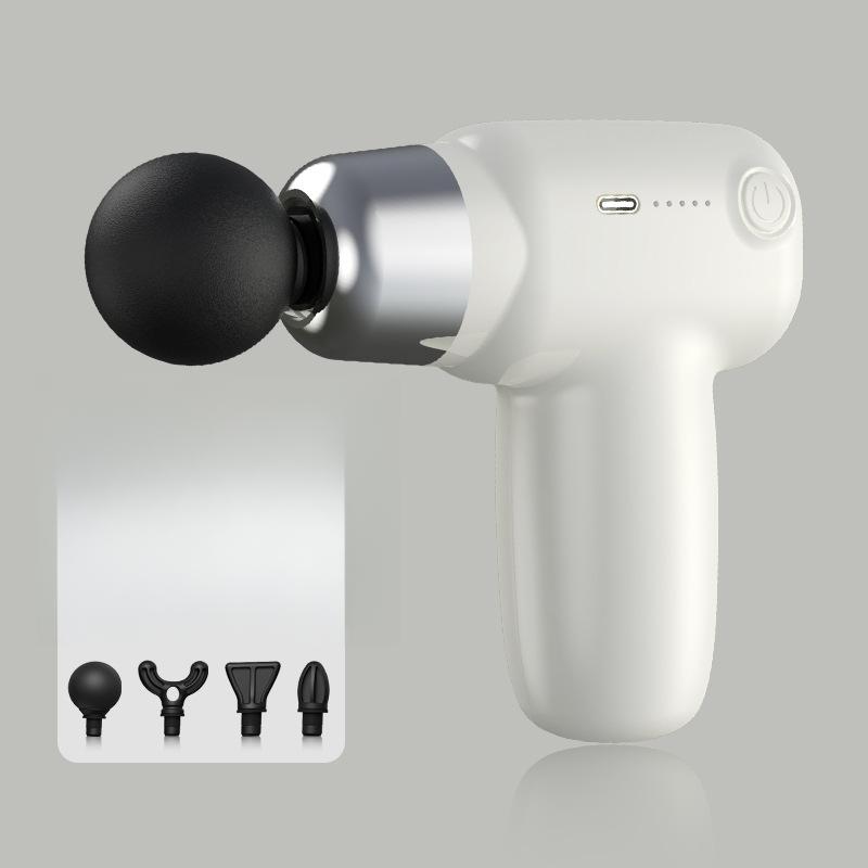 Svalová relaxace USB Mini masážní pistole Fasciální metr Svalová relaxace Vibrační pistole Tyč Masáž Fitness vybavení