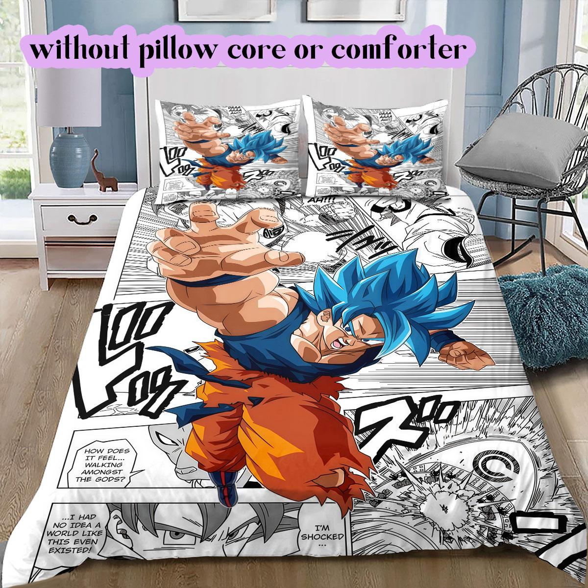 Shenron s Wish Granted Dragon Ball Universe Printed Duvet Cover and Bedding Set, Various Sizes for Epic Dreams 135x200cm
