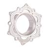 1 Stück Unisex Lotusblume Ohrstöpsel Doppel Flare Gauge Expander Piercing Schmuck