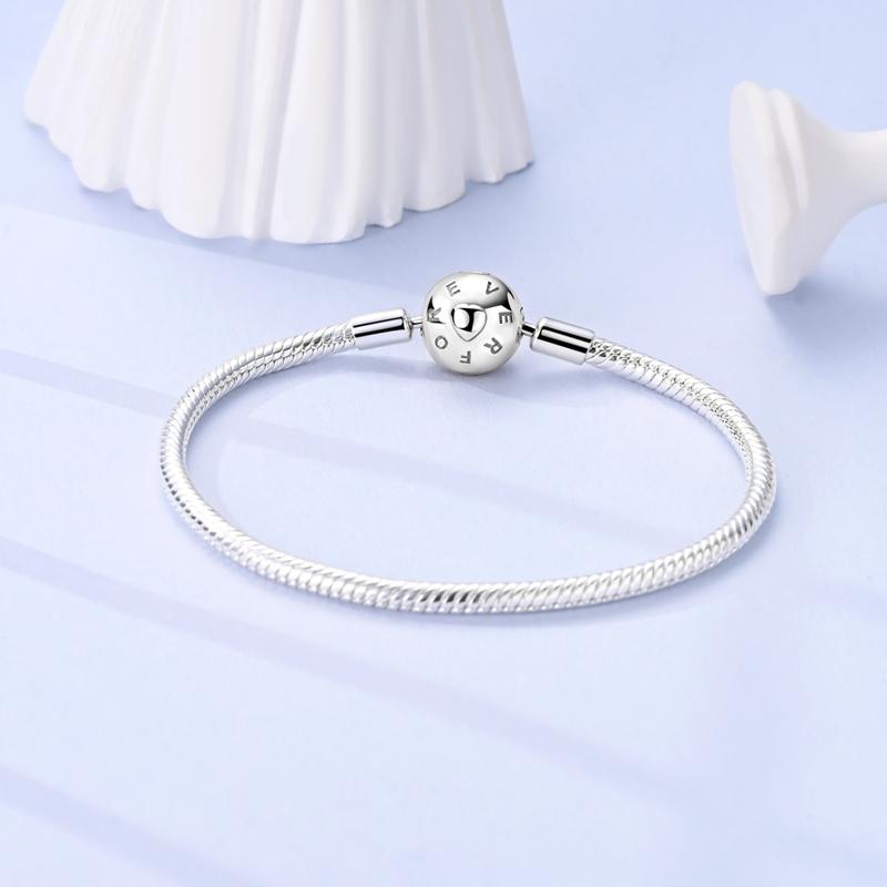 Bracelet Original Copper Charms Bracelet 17-20Cm Heart Bracelet For Women Bracelet Charms Birthday Jewelry Gifts
