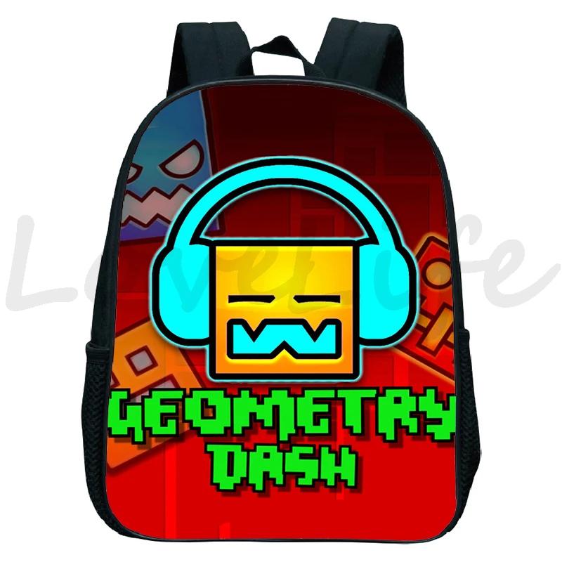 Spiele Geometry Dash Rucksäcke Wütendes Geometrie Kindergartenrucksack Kleine Schultasche Kinderrucksack Jungen Mädchen Bücherrucksack Geschenke