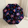 1pc Stars Patriotic Pattern Umbrella Design Automatic Opening and Closing Umbrella, High-quality Travel Umbrella,  C1128119