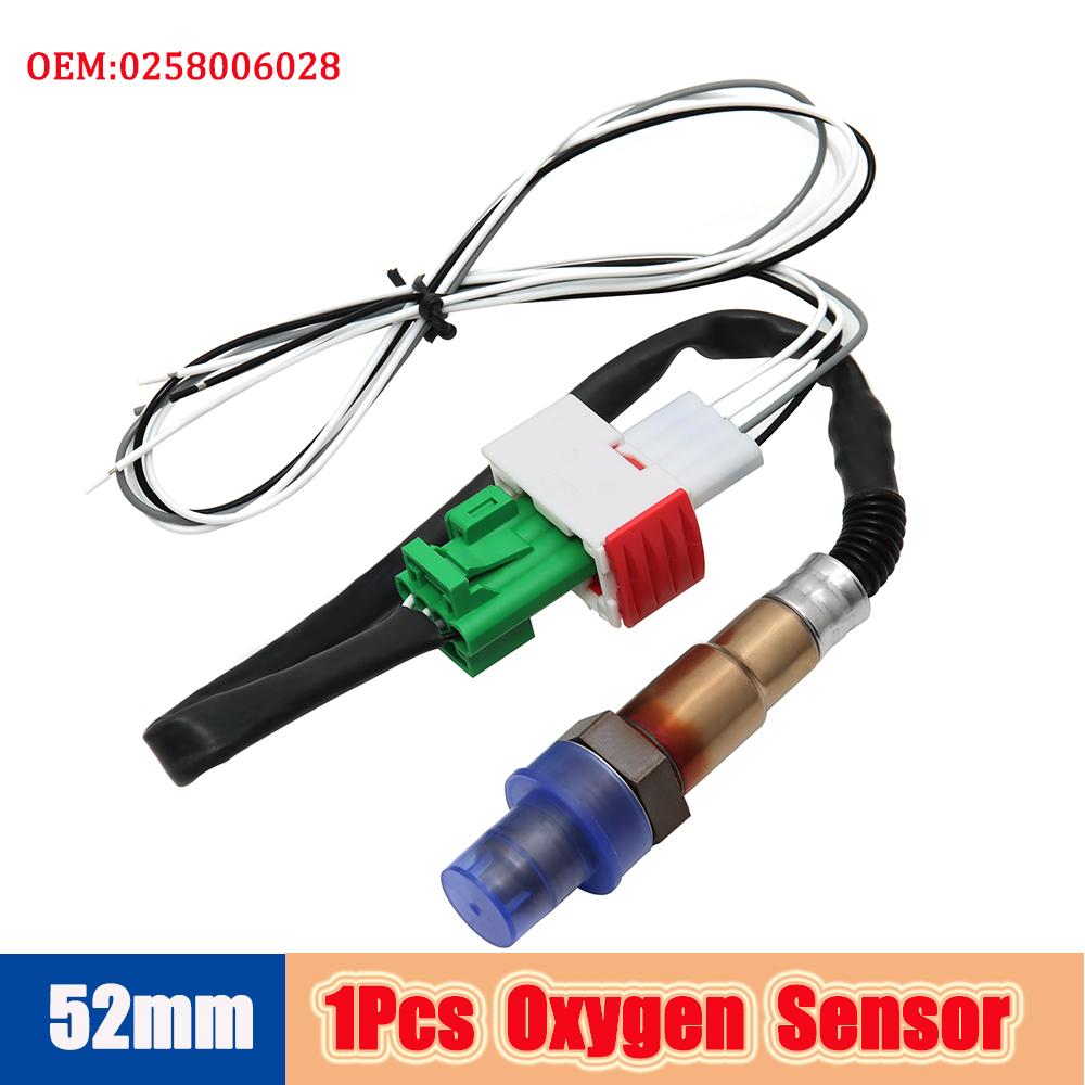 Indicator universal pentru raportul aer-combustibil, 52MM, cu față afumată, AFR LED, voltmetru digital, 12V VOLT, senzor de oxigen pentru mașină de curse pe benzină