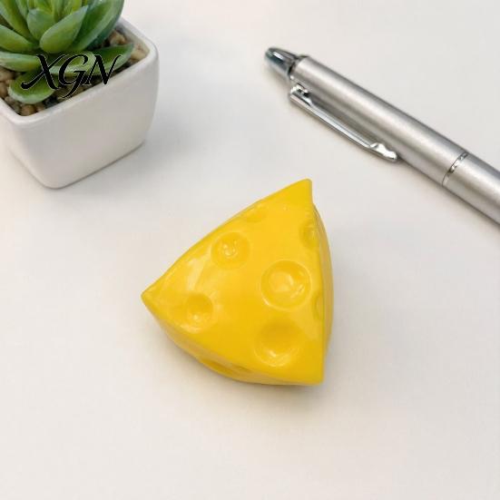 Shapeable Cheese Toy Squeeze Toy, Anxiety Relief Triangle Sensory Cube Pinch Slow Rising Home Office Relaxation Tool Soft Stress