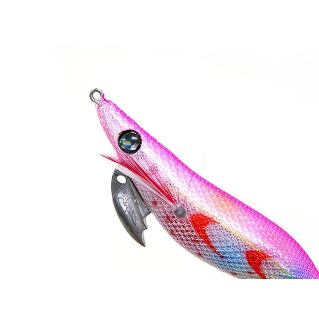 Used Uzaki Nissin (NISSIN) ARES Egiyasha No. 3.0 Marble Pink Ares Egiyasha Dirt Dirt Action Egging Egi Bait Tree Squid Fishing Bluefin Squid Fishing